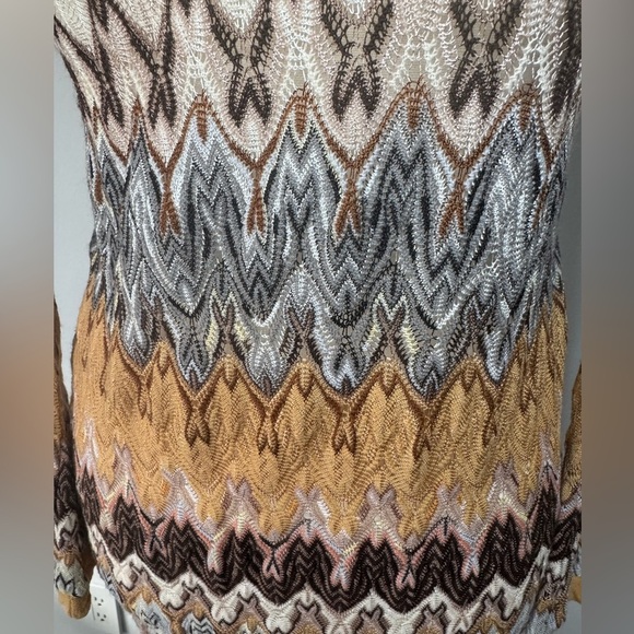 Vintage Missoni Knit Chevron Dress with Scarf and Lining - size IT 42 / US 6 - Picture 17 of 17